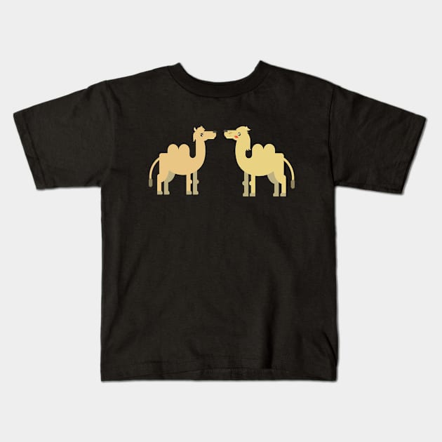 Happy Camel Kids T-Shirt by Winterplay